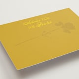 "Bloom" - Bridal Shower Insert Cards in Island Citrus by Morgan Kendall - Detail