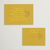 "Bloom" - Bridal Shower Insert Cards in Island Citrus by Morgan Kendall - With Invitation