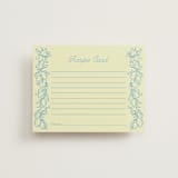 "That's Amore" - Bridal Shower Insert Cards in Lemonade by Pati Cascino - Front