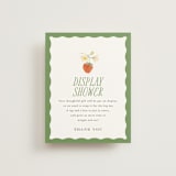 "So Berry Sweet" - Bridal Shower Insert Cards in Strawberry by Itsy Belle Studio - Front