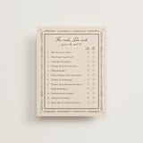 "Birdsong" - Bridal Shower Insert Cards in Garden by Elly - Front