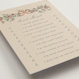 "festive garland" - Bridal Shower Insert Cards in Frost by Rebecca Durflinger - Detail