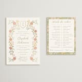 "Libby" - Bridal Shower Insert Cards in Peony by Erin German - With Invitation