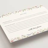 "floral frame" - Bridal Shower Insert Cards in Blush by Lori Wemple - Detail