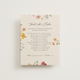 "Garden" - Bridal Shower Insert Cards in Wildflower by Nicole Walsh - Front