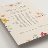 "Garden" - Bridal Shower Insert Cards in Wildflower by Nicole Walsh - Detail