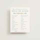 "This Day" - Bridal Shower Insert Cards in Meadow by Petra Kern - Front