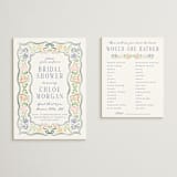 "This Day" - Bridal Shower Insert Cards in Meadow by Petra Kern - With Invitation