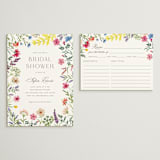 "The Conservatory" - Bridal Shower Insert Cards in Garden by Yaling Hou Suzuki - With Invitation