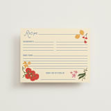 "Freshly Off the Market" - Bridal Shower Insert Cards in Vanilla by Jenna Holcomb - Front