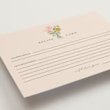 "floral bouquet" - Bridal Shower Insert Cards in Cream by Lori Wemple - Detail