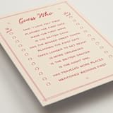 "Love Spritz" - Bridal Shower Insert Cards in Pink Lemonade by Ani Somi - Detail