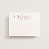 "Note" - Bridal Shower Insert Cards in Peony by Baumbirdy - Front