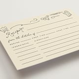 "Vintage Par-tea" - Bridal Shower Insert Cards in Sand by Creo Study - Detail