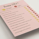 "Farmer's Market" - Bridal Shower Insert Cards in Cherry by Adelyn T. - Detail