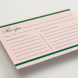 "Prep club" - Bridal Shower Insert Cards in Bubblegum by Stacey Meacham - Detail