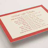 "Starring" - Bridal Shower Insert Cards in Oriole by Owl and Toad - Detail