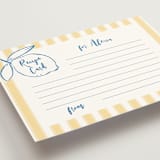 "Citrine" - Bridal Shower Insert Cards in Lemon by Jelena Vuletic - Detail