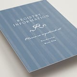 "Strawberry Sunshine" - Bridal Shower Insert Cards in Blueberry by Erin L. Wilson - Detail