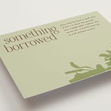"birthday soiree" - Bridal Shower Insert Cards in Tapenade by Kamala Nahas - Detail