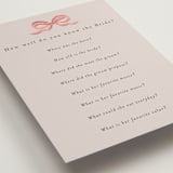 "merry christmas tree" - Bridal Shower Insert Cards in Peony by Lori Wemple - Detail