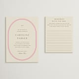 "Bocce" - Bridal Shower Insert Cards in Fragola by Megan Davis - With Invitation