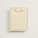 "Aperitif" - Bridal Shower Insert Cards in Fig by Megan Davis - Front