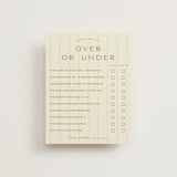 "stitched lines" - Bridal Shower Insert Cards in Blush by Ellen Schlegelmilch - Front