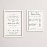 "Timeless Together" - Bridal Shower Insert Cards in Tuxedo by Carolyn MacLaren - With Invitation