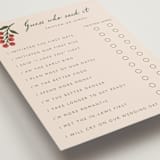 "Cherry Tomatoes" - Bridal Shower Insert Cards in Tomato by Katharine Watson - Detail