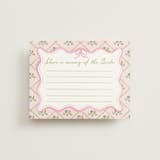 "Bride to Be" - Bridal Shower Insert Cards in Garden Glory by Creo Study - Front