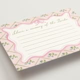 "Bride to Be" - Bridal Shower Insert Cards in Garden Glory by Creo Study - Detail