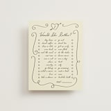 "Vintage Lovers" - Bridal Shower Insert Cards in Champagne by Helena Vitto - Front