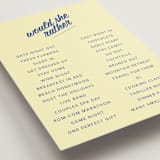 "Courthouse" - Bridal Shower Insert Cards in Butter by Studio Suku - Detail
