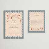 "Little Berry" - Bridal Shower Insert Cards in Juniper by Vera Lim - With Invitation