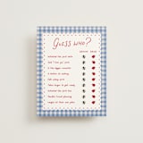 "Love Bug" - Bridal Shower Insert Cards in Sky by Jennifer Lew - Front