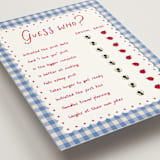 "Love Bug" - Bridal Shower Insert Cards in Sky by Jennifer Lew - Detail