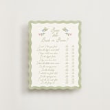 "Folk Garden" - Bridal Shower Insert Cards in Garden by Creo Study - Front
