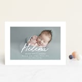 "Helena" - Birth Announcements in Pearl by Lisa Assenmacher - Front