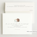"Little Friends" - Birth Announcements in Buttercream by Vera Lim - FREE Recipient Addressing