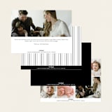 "Enchanted Love" - Birth Announcements in Noir by Ashlee Townsend - Back of Card Options