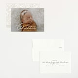 "Sweeping Name" - Birth Announcements in Cloud by Alethea and Ruth - Assembled