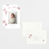 "Flower Petals" - Birth Announcements in Petals by Melinda Denison - Assembled