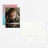 "meet me" - Birth Announcements in Cloud by Snow and Ivy - Assembled