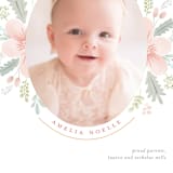 "Darling Posy" - Birth Announcements in Blush by Nicole Barreto - Detail