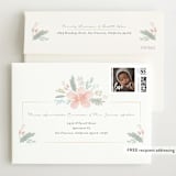 "Darling Posy" - Birth Announcements in Blush by Nicole Barreto - FREE Recipient Addressing