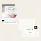 "Formal Script" - Birth Announcements in Onyx by Kasia Labocki - Assembled