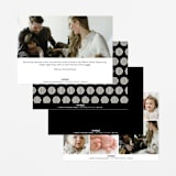 "Dashing" - Birth Announcements in Vanilla by Olivia Raufman - Back of Card Options