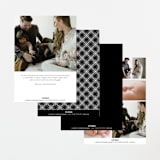 "On The Horizon" - Birth Announcements in Obsidian by Kaydi Bishop - Back of Card Options