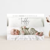 "My Nickname" - Birth Announcements in Shadow by Carolyn Kach - Front